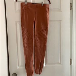 Rust jeggings